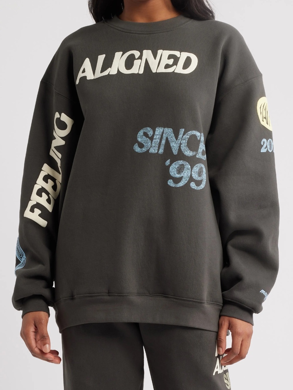 The Mayfair Group The Alignment Tour Oversize Fleece Graphic Sweatshirt Size M/L